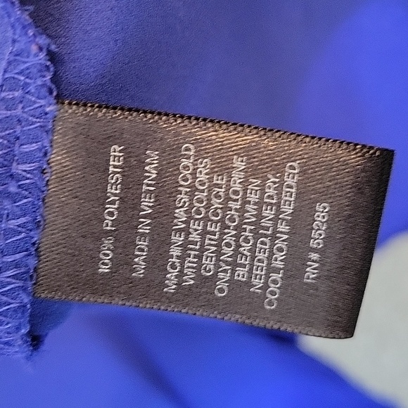 Express Split Back Tank - Blue - Picture 3 of 5